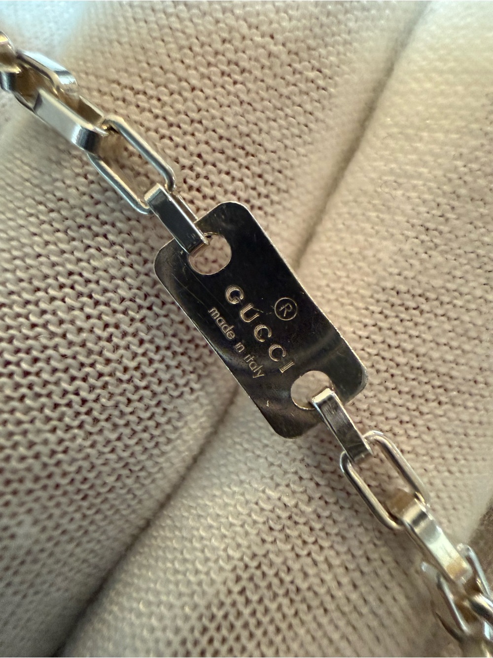 🔥EUC Gucci Sterling Silver Double G Stretch Charm Bracelet Italy🔥 - Picture 8 of 15